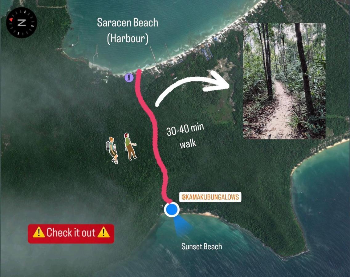 Kamaku Bungalows เกาะรงสำลน ภายนอก รูปภาพ
